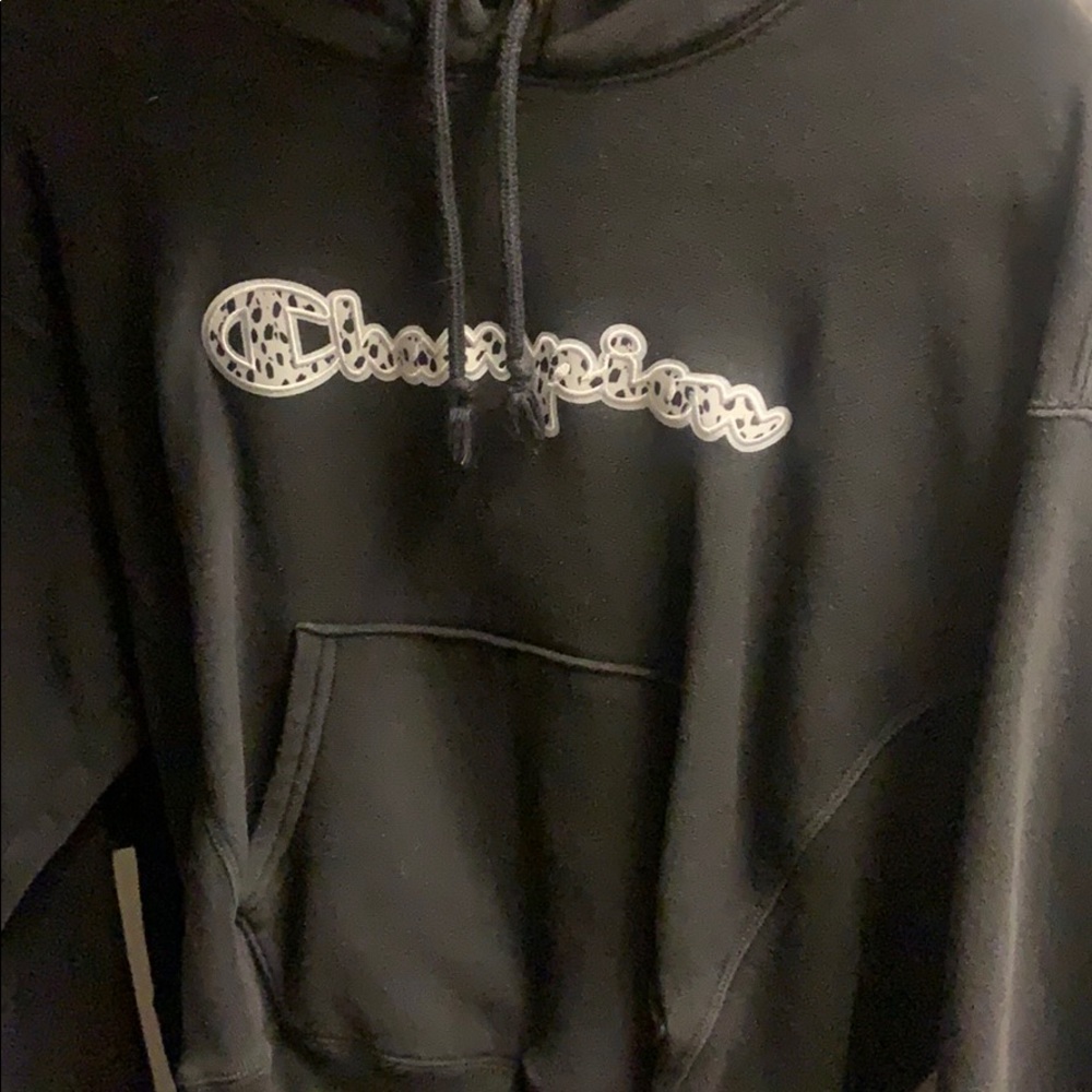 Champion cow print sweatshirt